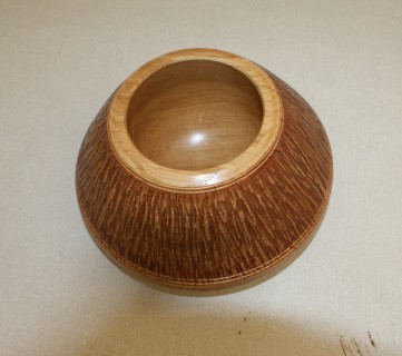 Textured Elm bowl by Chris Withall